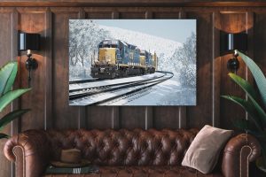 csx Single canvas rectangle CSX Transportation