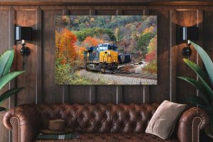 csx Single canvas rectangle CSX Transportation