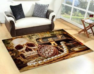 skull rug