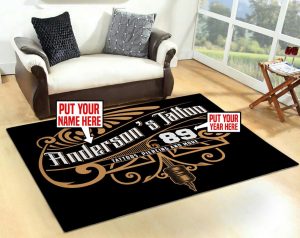 personalized tattoo rug