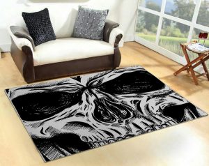 skull rug