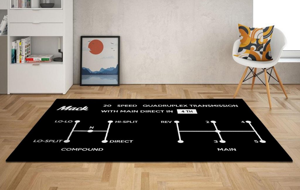Mack quadruplex transmission rug 06998 - Rustypod Store