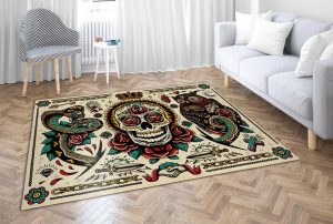 tattoo studio rug