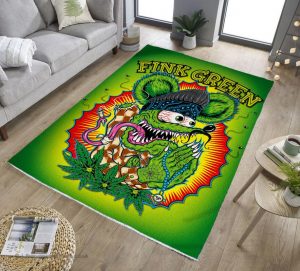 Fink Green Rat fink rug