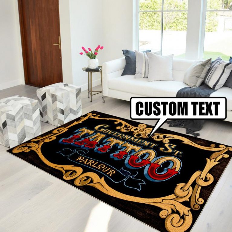 Parlour Rug personalized tattoo parlour rug 07923 - Rustypod Store