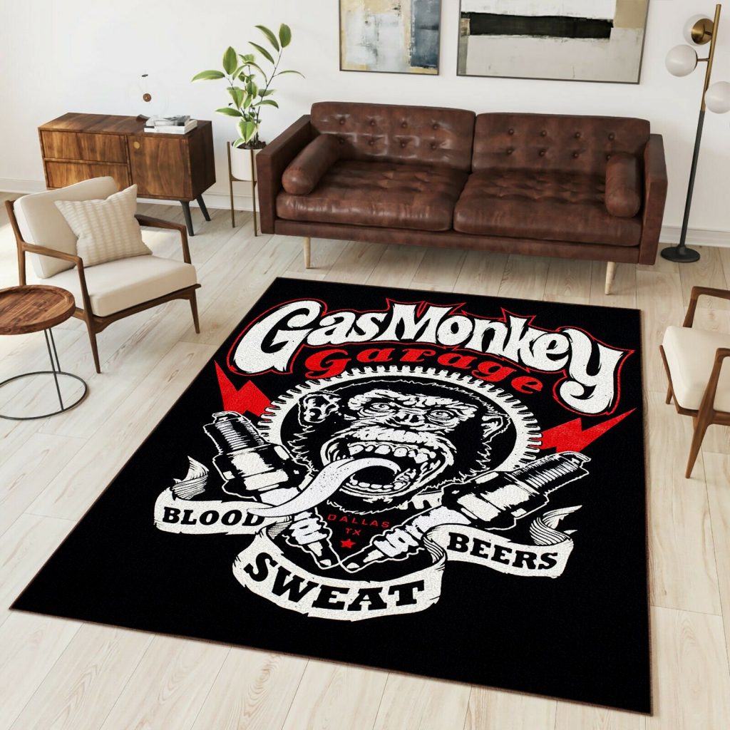 Gas Gas Rug Gas monkey garage rug 08313 - Rustypod Store