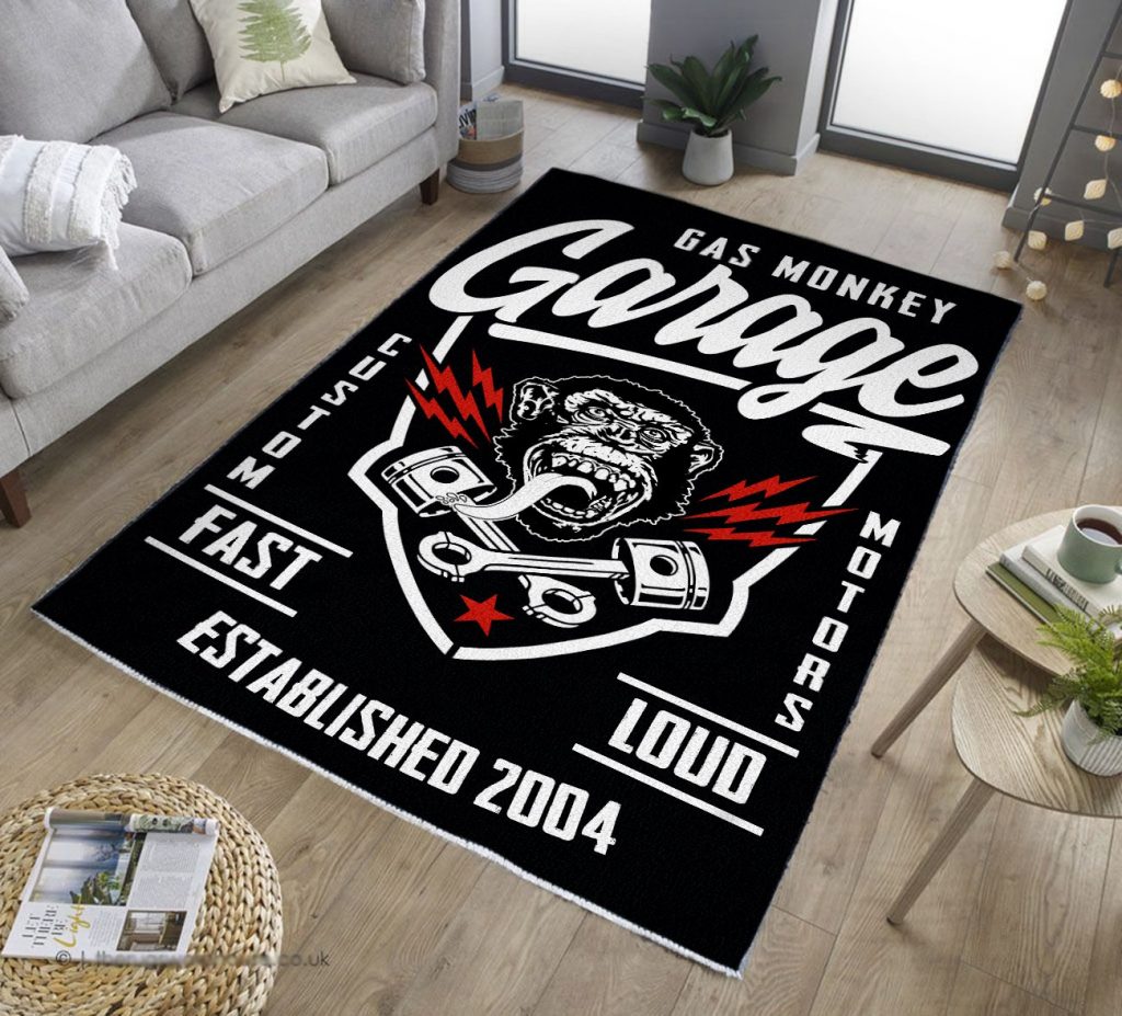 Gas Gas Rug Gas monkey garage rug 08314 - Rustypod Store