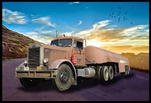 duel peterbilt canvas