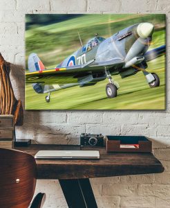 supermarine spitfire Single canvas rectangle 03693