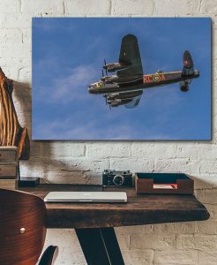 avro lancaster Single canvas rectangle