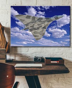 vulcan bomber aircraft Single canvas rectangle