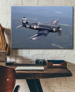 F4U Corsair Single canvas rectangle