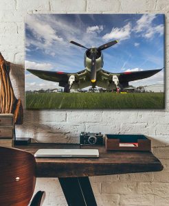 F4U Corsair Single canvas rectangle