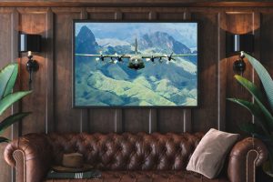 c130 lockheed martin Single canvas rectangle