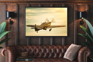 hawker hurricane Single canvas rectangle