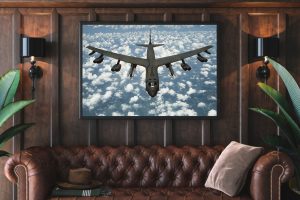 b 52 bomber boeing Single canvas rectangle