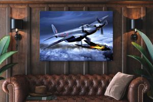 de havilland mosquito Single canvas rectangle