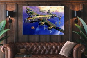 halifax bomber Single canvas rectangle