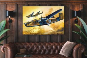 b 24 witchcraft bomber Single canvas rectangle