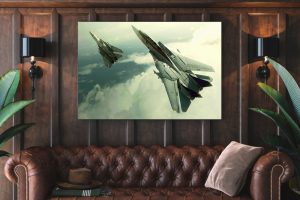 F 14 Tomcat Single canvas rectangle