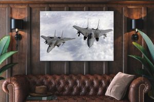 F 14 Tomcat Single canvas rectangle