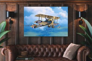 sopwith camel Single canvas rectangle