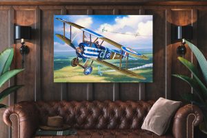 sopwith camel Single canvas rectangle