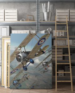 sopwith camel Single canvas rectangle