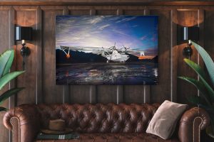 pby catalina war thunder Single canvas rectangle