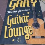 personalized guitar lounge rug 05977