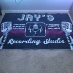 personalized recording studio rug 05653