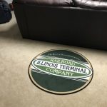 illinois round mat Illinois Terminal Railroad 04701