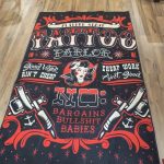 personalized tattoo rug 05889