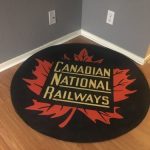 cnr round mat Canadian Nation Railroad CN 04393