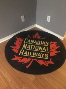 cnr round mat Canadian Nation Railroad CN 04393 photo review