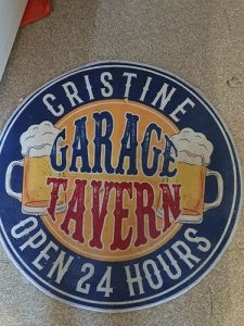 personalized garage tavern round mat 05421 photo review