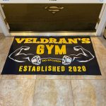 personalized gym rug 06475