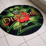 Gas monkey garage round mat 08315