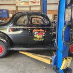 2 PCS  personalized hot rod garage | speed shop | kustom kultrure | old school vinyl stickers 09545 photo review