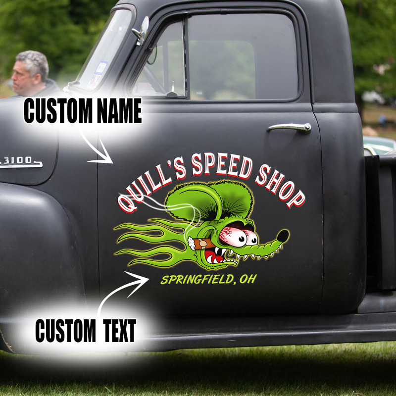 K & G Speed Associates Vintage Style Racing Decal – 6x3 Inch Vinyl Sticker For Cars, Hot Rods