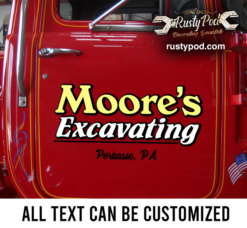 Personalized Car Lettering Decal