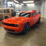 2 pcs the dukes of hazzard | general lee | muscle car | hot rod vinyl sticker 09973