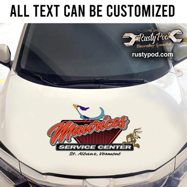 personalized express company logo lettering sticker 10983 - Rustypod Store