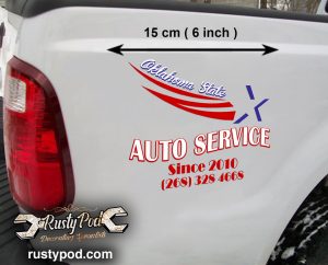 Personalized patriot usdot sticker