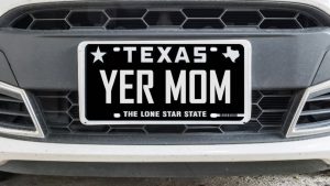 Personalized License Plates