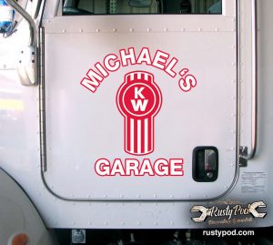 Personalized kenworth emblem sticker