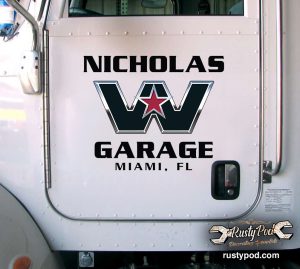 Personalized WESTERN STAR truck sticker