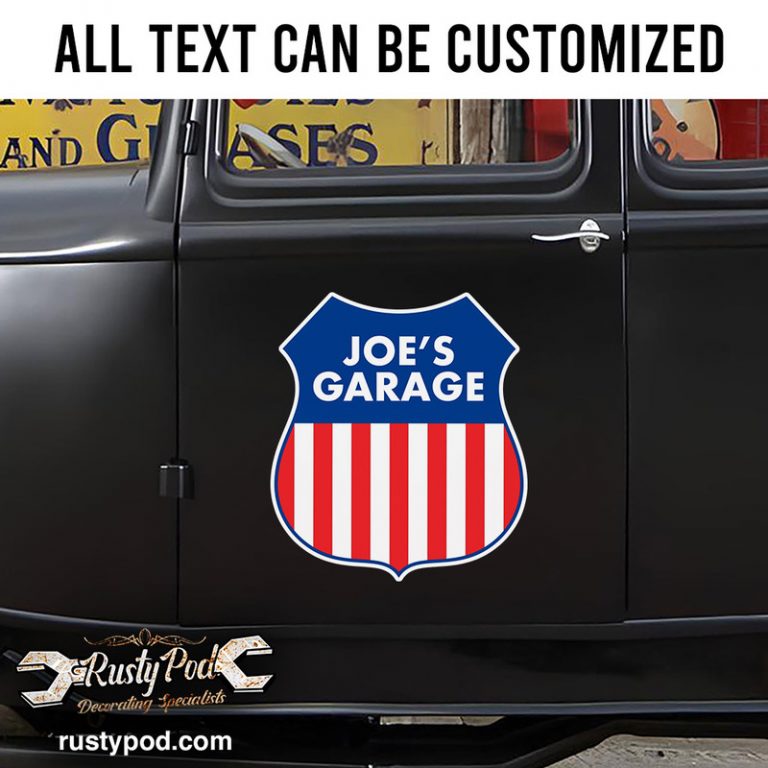 Personalized RAILROAD LOGO sticker 11391 - Rustypod Store