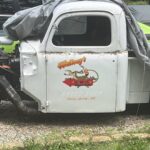 Personalized HOT ROD VINTAGE RACING sticker 11386