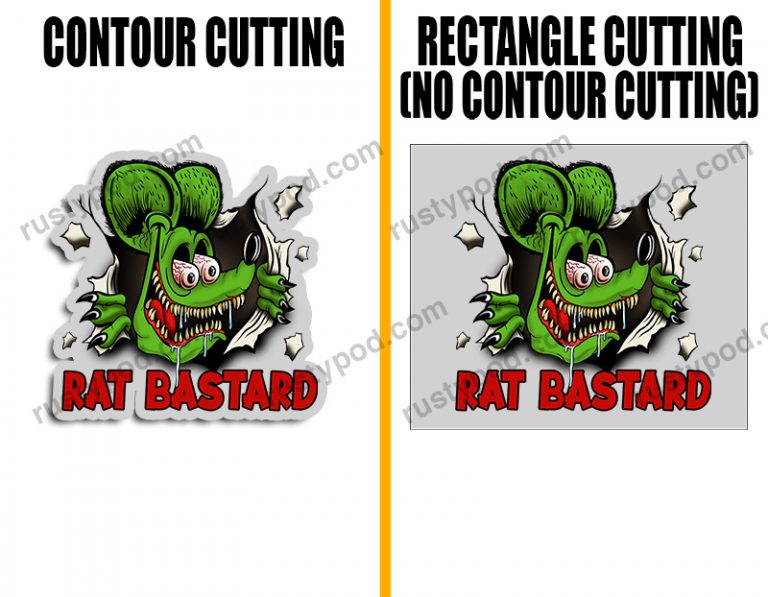 2-Pack Mickey Thompson Rat Rod Stickers – Hot Rod Rat Fink Vintage Racing Decals